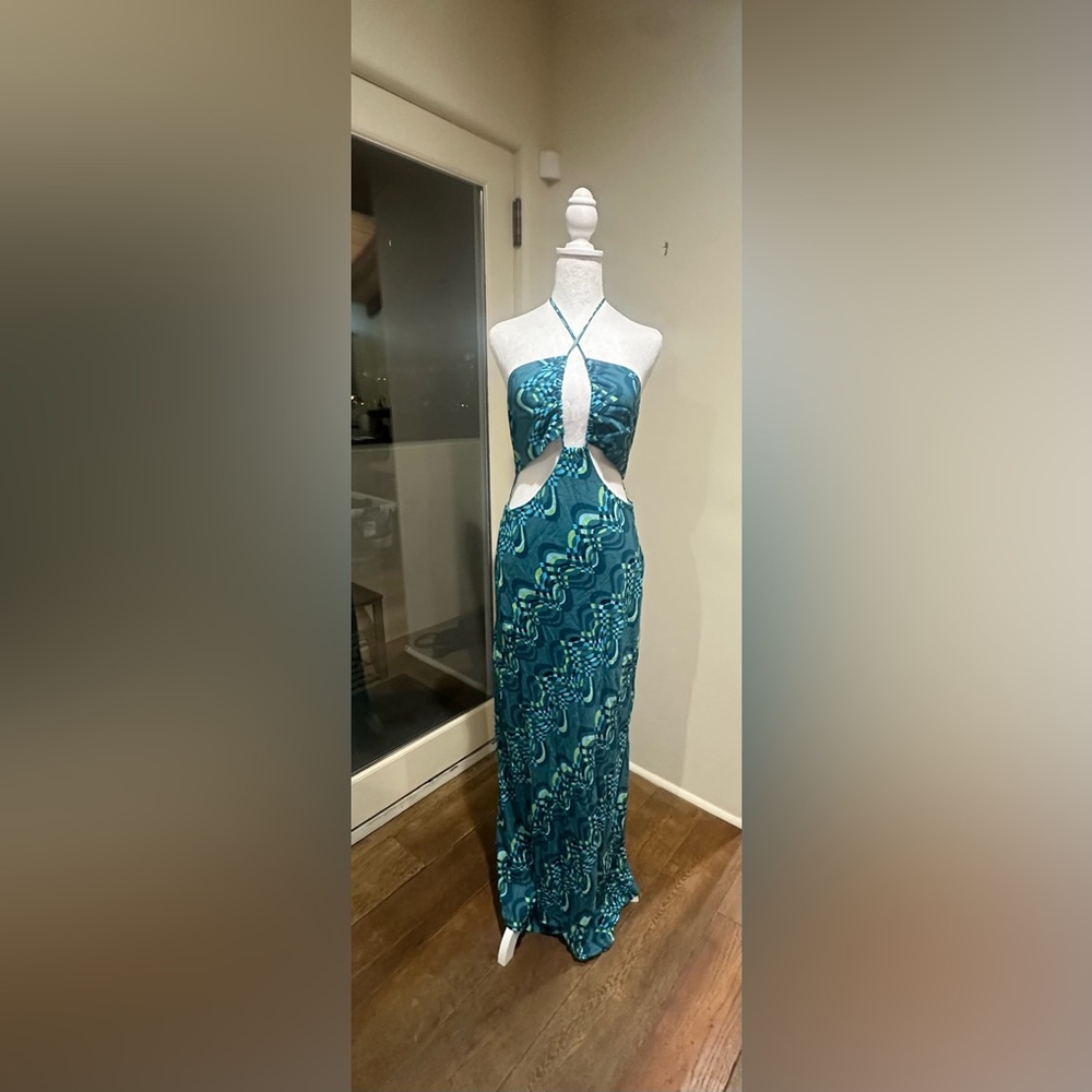 Aquamarine O’Neil maxi dress